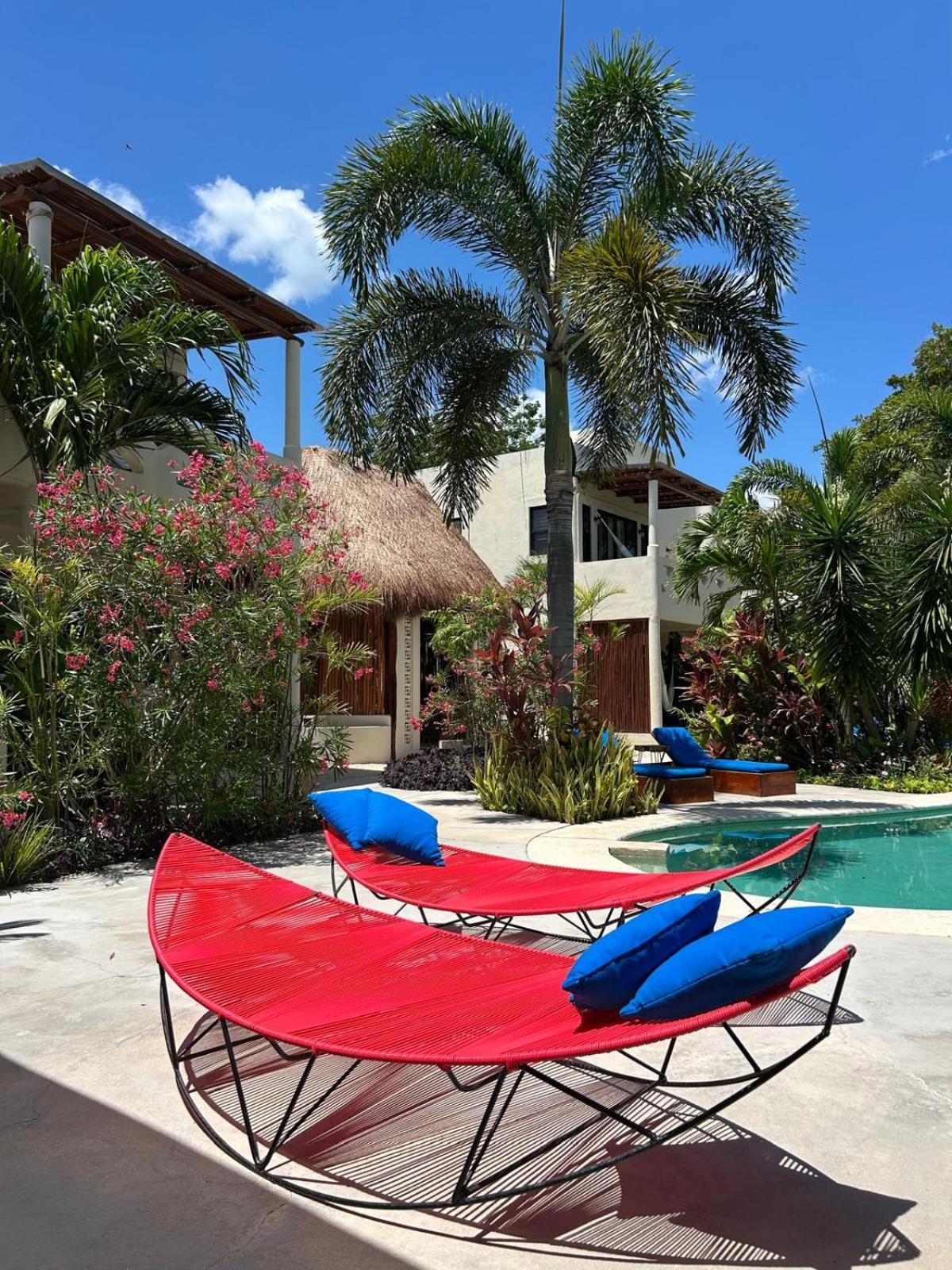 Blue Palm Bacalar Hotell Eksteriør bilde